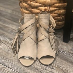 Sam Edelman Open Toe Boots Booties